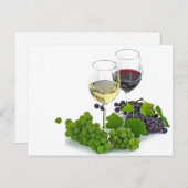 ワイン2ポストカード ポストカード (正面/裏面)