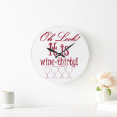 ワイン30 ラージ壁時計 (ホーム)