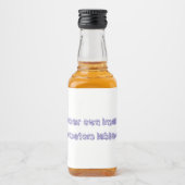 ワイン/きらめくワイン/ビール/水ラベル(4" x 3.5インチ) リキュールボトルラベル (正面)