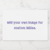 ワイン/きらめくワイン/ビール/水ラベル（4" x 3.5インチ） リキュールボトルラベル (シングルラベル)