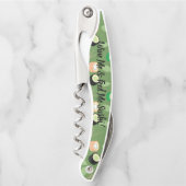 ワイン&すしグリーンモノグラム ソムリエナイフ (正面)