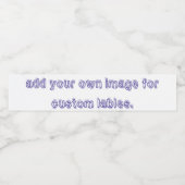 ワイン(またはきらめくワイン)ボトルラベル(4" x 3.5") ペットボトルラベル (シングルラベル)