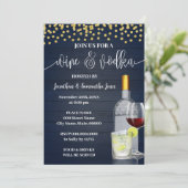 ワイン&ウォッカ試飲パーティードリンクナイトアウト 招待状 (スタンド正面)