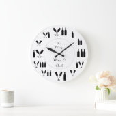 ワイン·オ·クロック ラージ壁時計 (ホーム)