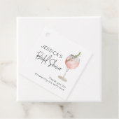 ワイン カクテル ピンク ブライダル シャワー お礼タグ フェイバータグ (インサイチュ)