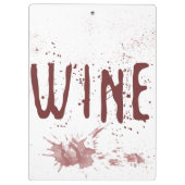 ワイン クリップボード (裏面)