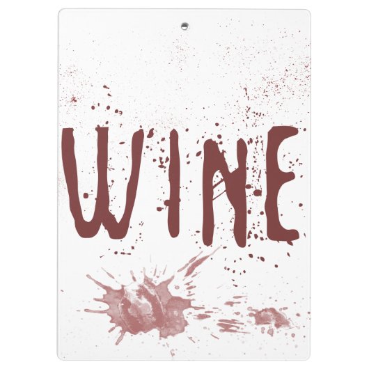 ワイン クリップボード (裏面)