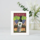 ワイン – コルクスクイタリアンリュー –  ポストカード (スタンド正面)