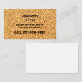 ワイン・コンサルタント・コルク 名刺 (正面/裏面)