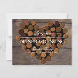 ワイン コーク #2 ラスティック レセプション カード