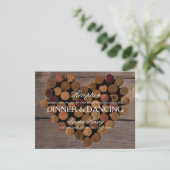 ワイン コーク #2 ラスティック レセプション カード (スタンド正面)