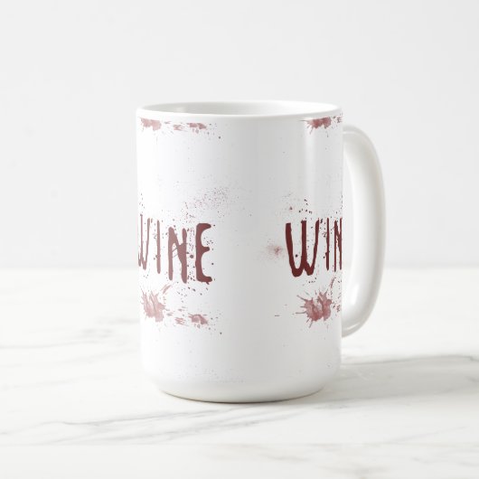 ワイン コーヒーマグカップ (正面右)