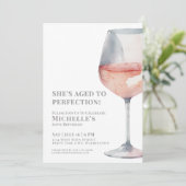 ワイン シックスティ 60歳の誕生日パーティー 招待状 (スタンド正面)