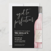 ワイン シックスティ 60歳の誕生日パーティー 招待状 (正面)