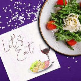 ワイン＆シャルキュトリーのブライズシャワー スタンダードカクテルナプキン