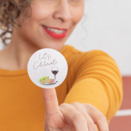 ワイン＆シャルキュトリーエンゲージメントパーティ ラウンドシール