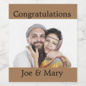 ワイン & シャンパン ラベル (シングルラベル)