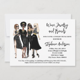 ワイン ジュエリー & フレンド トランク ショー 招待状
