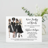 ワイン ジュエリー & フレンド トランク ショー 招待状 (スタンド正面)