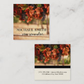 ワイン・ソムリエ スクエア名刺 (正面/裏面)