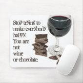 ワイン&チョコレート引用文 マウスパッド (マウス)