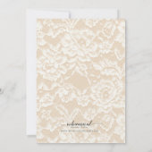 ワイン＆チーズのブライズシャワー招待状 5x7 招待状 (裏面)