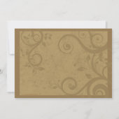 ワイン&チーズエレガントブライダルシャワー 招待状 (裏面)