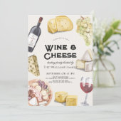 ワイン&チーズシャルキュテリージンガムテイスティングパーティー 招待状 (スタンド正面)