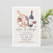 ワイン&チーズシャルキュテリー引っ越し祝いパーティーパーティー 招待状 (スタンド正面)