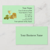 ワイン&チーズデザイン名刺 名刺 (正面/裏面)