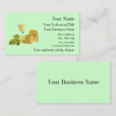 ワイン&チーズデザイン名刺 名刺 (正面/裏面)