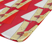 ワイン&チーズパーティの招待状 カッティングボード (角)