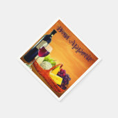 ワイン&チーズパーティーナプキンス スタンダードカクテルナプキン (角)