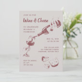 ワイン＆チーズパーティー どんなシーンにも 招待状 (スタンド正面)