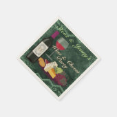 ワイン&チーズパーティー スタンダードカクテルナプキン (角)