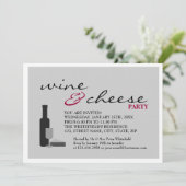 ワイン&チーズパーティー 招待状 (スタンド正面)