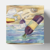 ワイン&チーズビーチパーティーカスタムギフトボックス フェイバーボックス (上部)