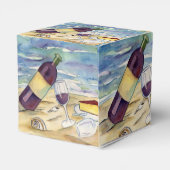 ワイン&チーズビーチパーティーカスタムギフトボックス フェイバーボックス (裏面サイド)