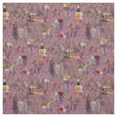 ワイン&チーズプリント ファブリック (見本)