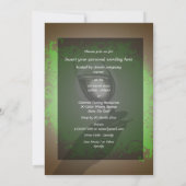 ワイン テイスティング ペアリング パーティー 〜 エレガント 5 x 7 招待状 (裏面)