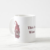 ワイン・ノーム 名前変更可 this is Wine  コーヒーマグカップ (正面左)