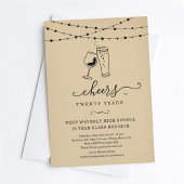 ワイン&ビール応援から任意の年のクラス懇親会 招待状