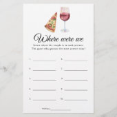 ワイン&ピザブライダルシャワーどこにいた (正面)