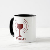 ワイン・フィ・ユーモア マグカップ (正面左)