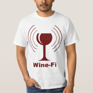 ワイン・フィ・ユーモア Tシャツ