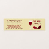 ワイン&ブドウ、ワインバー/ワイナリー、詳細 名刺 (外部フラット)