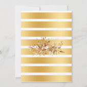 ワイン&ブリュース秋ユーカリウェディングシャワー 招待状 (裏面)