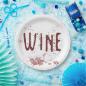 ワイン ペーパープレート (パーティー)