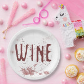 ワイン ペーパープレート (パーティー)