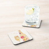 ワイン・ボトルおよびガラス コースター (右側)